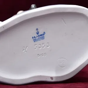 Коллекционная Фарфоровая статуэтка «Эскимосские наездники», Lladro Испания, 1986 - 2019 годы.