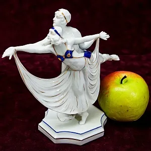 Редкость! Фарфоровая Статуэтка «Балет - Танец МОДЕРН», SITZENDORF Гермагия 50 гг.