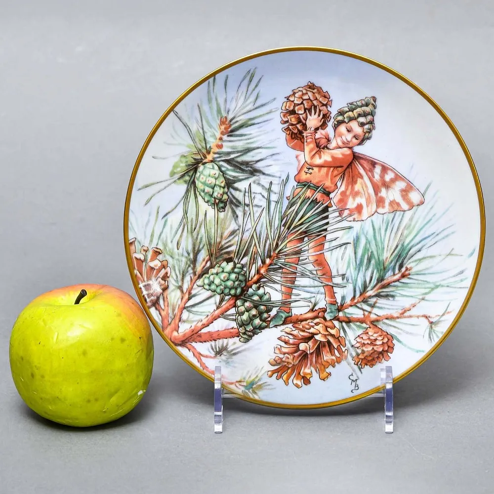 Коллекционная Фарфоровая Тарелка - Блюдо «Фея Сосны», Wedgwood Англия - 1989 год. 