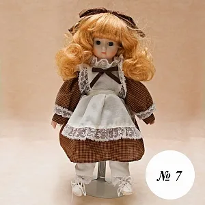 Коллекционная фарфоровая кукла №7  Н - 31 см.