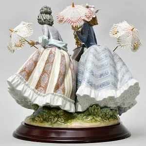 Редкость! Большая Фарфоровая статуэтка «ТРИ СЕСТРЫ», Lladro Испания, 1986 год.