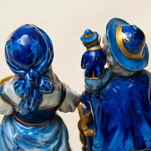 Парная Фарфоровая Статуэтка «Маленький Шарманщик» ФОЛКСТЕД - VOLKSTEDT  Германия.