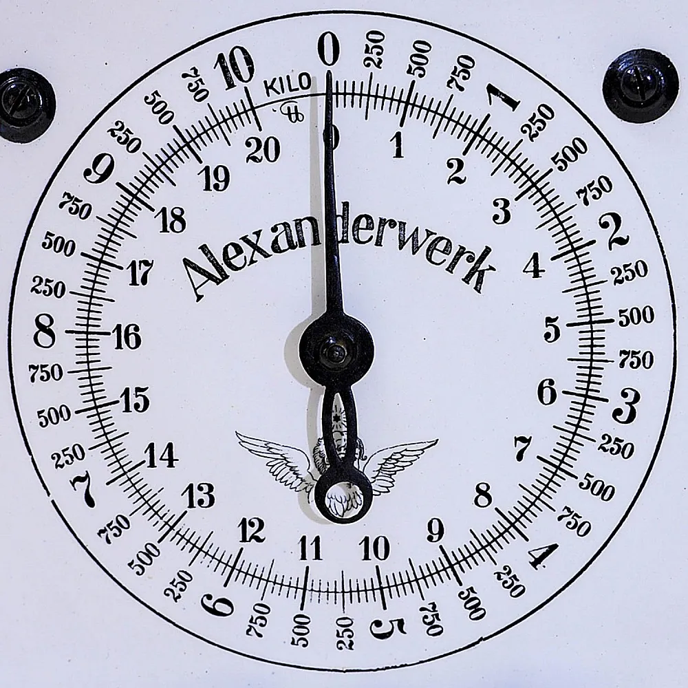 Старинные Антикварные Кухонные Механические Весы на 10кг. Alexanderwerk, Германия -1905 год.