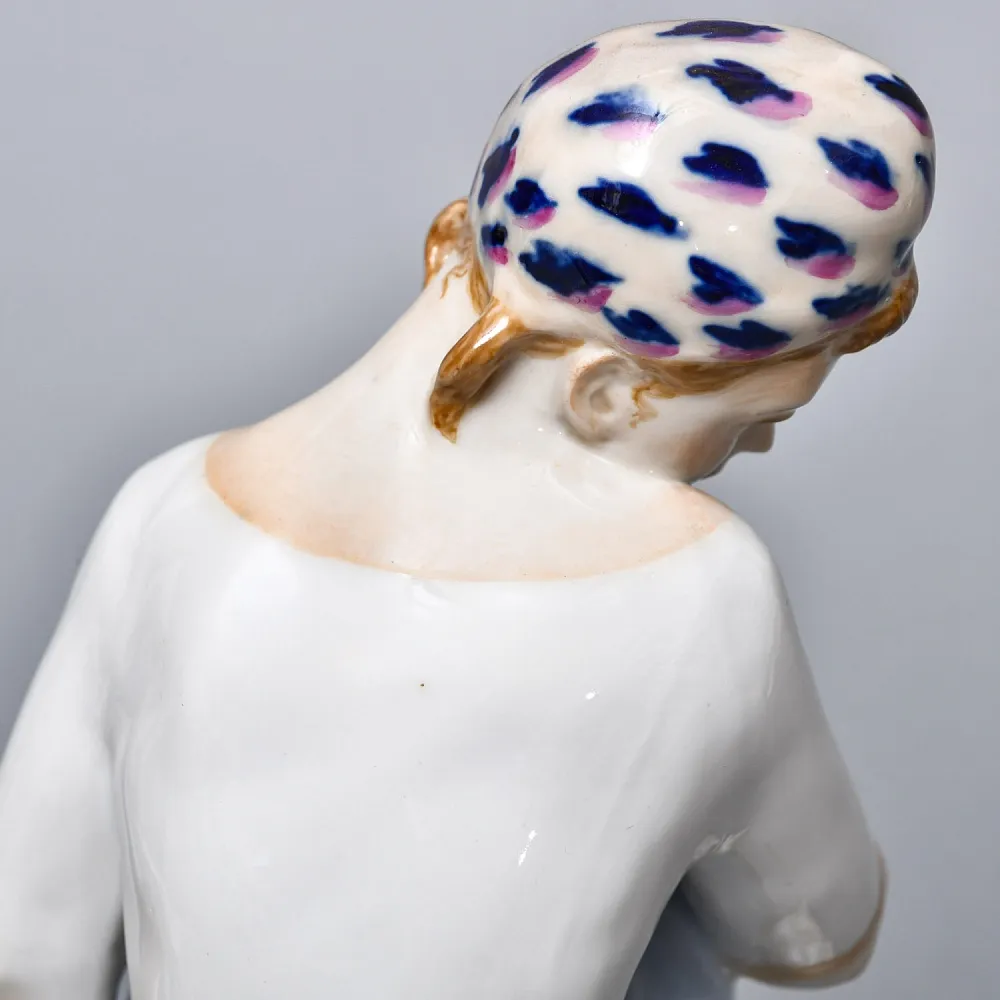 Большая Коллекционная Фарфоровая статуэтка «Бездельники», Россия ДФЗ Дулево. 