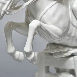 Коллекционная Фарфоровая статуэтка «Наездница. Женский Конкур», ROSENTHAL Германия, 1938 - 1948 годы.