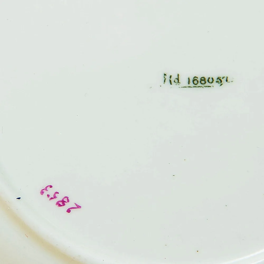 Антикварная, Коллекционная Чайная пара +Тарелка (Тройка) , Англия, конец ХIX - начало ХХ века.