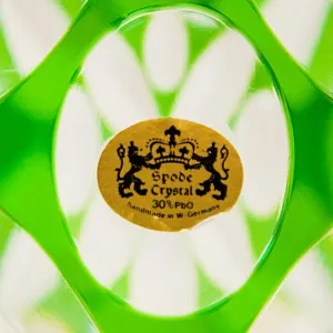 Коллекционая Хрустальная Ваза SPODE Crystal Германия 60-е годы. Н - 20 см.