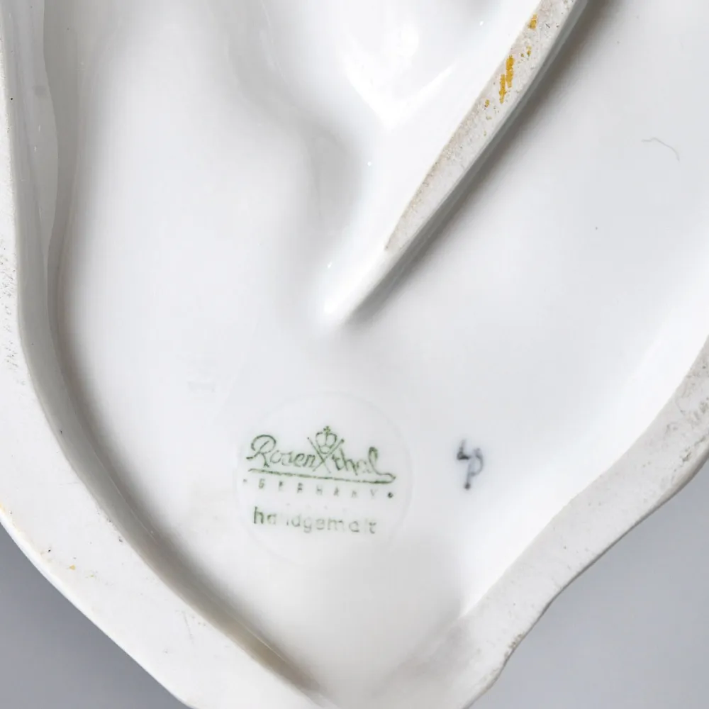 Большая Фарфоровая статуэтка «Благородный ОЛЕНЬ», ROSENTHAL Германия, середина ХХ века. 