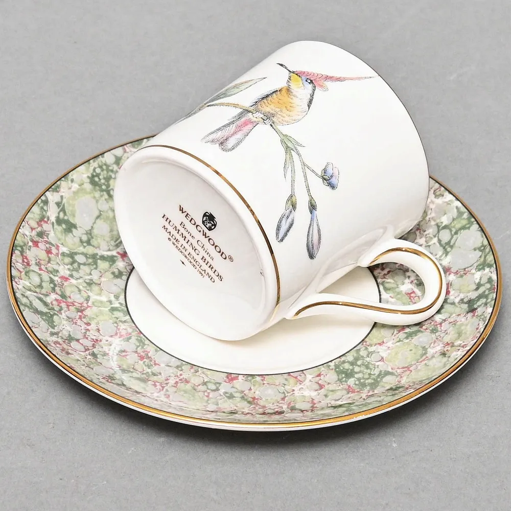 Коллекционная Фарфоровая кофейная пара «Колибри» Wedgwood Англия, 1991 год. 