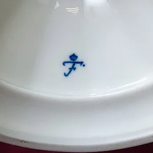 Чайный Сервиз в стиле АМПИР на 12 персон - 42 предмета, Furstenberg, Германия середина ХХ века.