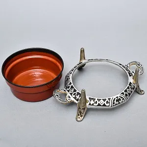 Редкость! Старинная Керосиновая Горелка - Плитка - Керогаз с Чайником, GEORG HALLER Германия -30 гг.