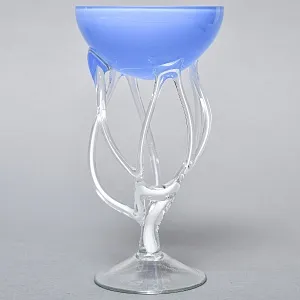 Авторские Стеклянные Фужеры для шампанского - Креманки, Италия вторая половина ХХ века.