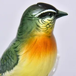 Коллекционная Фарфоровая статуэтка «Две птицы на ветке», Karl Ens Германия, середина ХХ века.