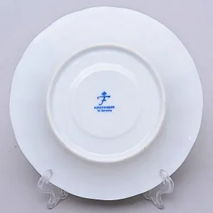 Фарфоровый Набор «Эгоист» - 4 предмета из серии «Золотая снежинка», Furstenberg Германия.