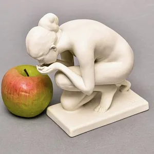 Коллекционная Фарфоровая статуэтка «Обнаженная у ручья», ROSENTHAL Германия, 1983 - 1991 годы. 