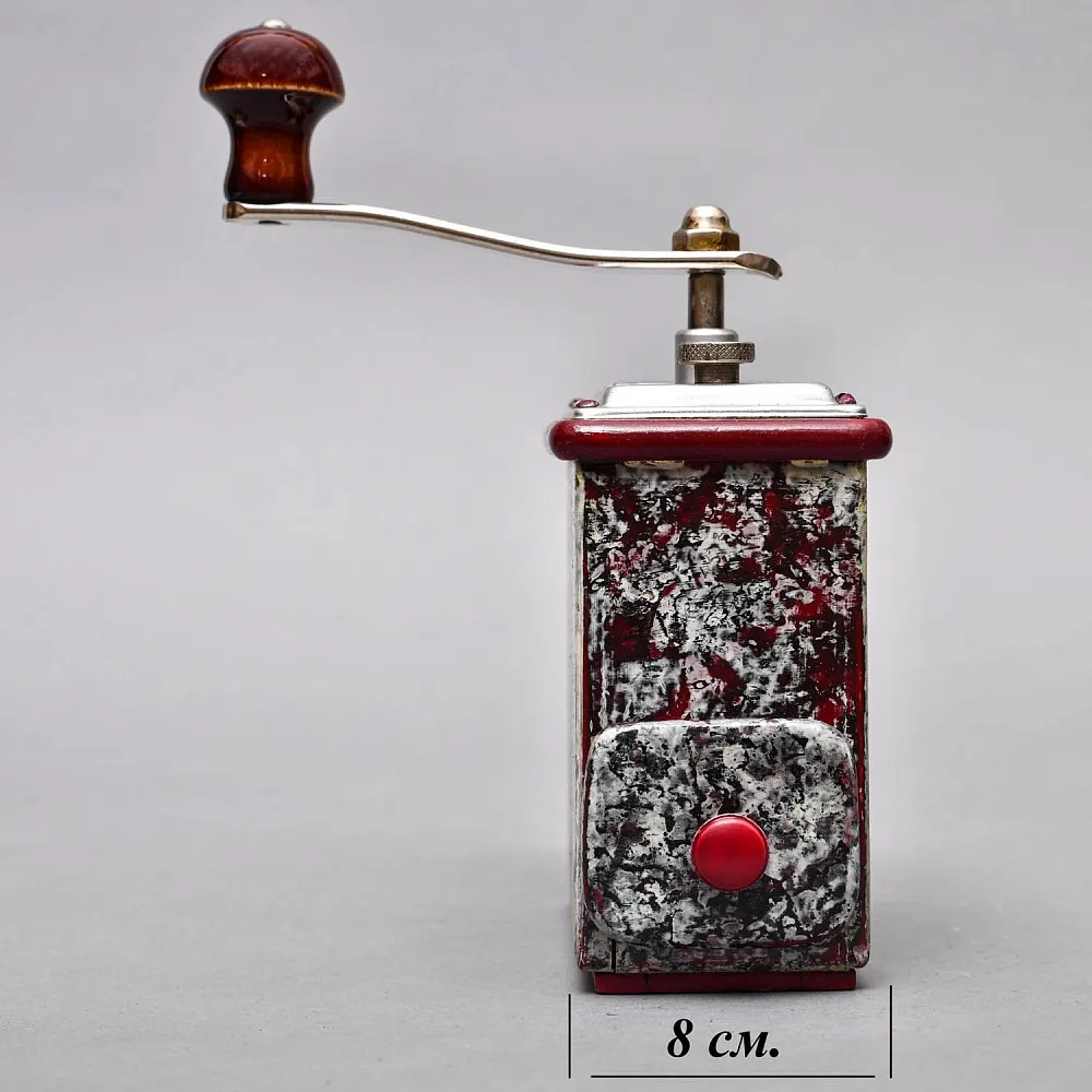 Винтажная Узкая Ручная Механическая Кофемолка «Мокка» Zassenhaus Германия.