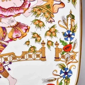 Коллекционная Тарелка - Настенное Блюдо «Времена года. Осень», Фарфор Hutschenreuther Германия - 1978 год. 