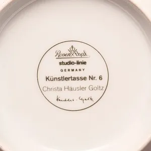 Коллекционная Авторская Чайная Пара модель nr. 6, Фарфор Rosenthal, Германия.