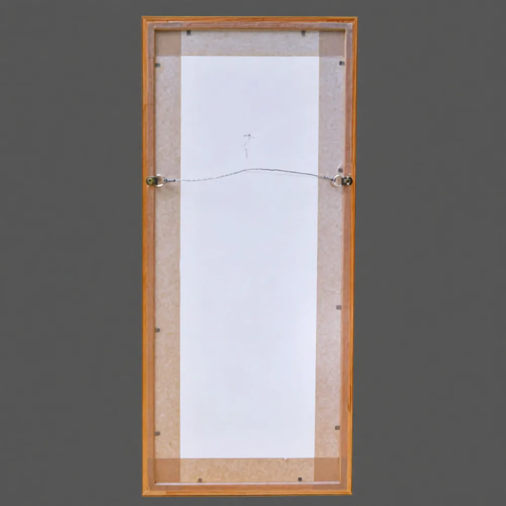 Редкость! Парные Картины - Пейзажи «Страна Грёз», Тушь Акварель Багет, Япония первая половина ХХ века..