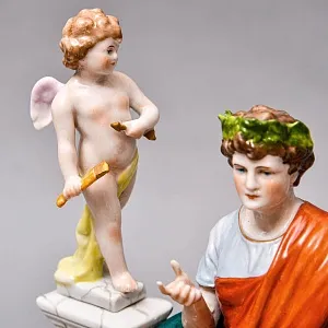 Редкость! Коллекционная Фарфоровая статуэтка «ТРИУМФ», Scheibe-Alsbach Германия, 1962 - 1972 годы. 