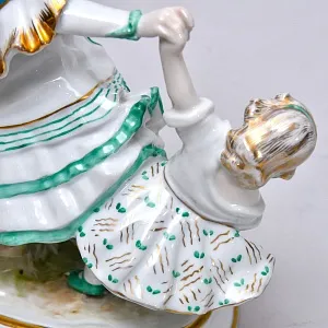 Редкость! Коллекционная Фарфоровая статуэтка «Мама и дети. На прогулке», Karl Ens Германия.