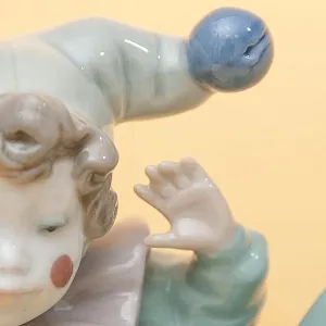 Фарфоровая статуэтка «Маленький Клоун - JANGLES». NAO by Lladro, Испания - 1988 год.