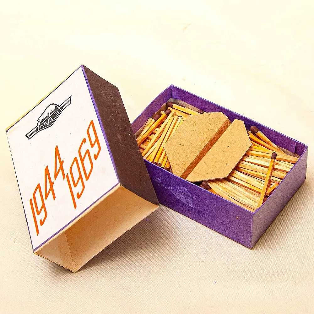 Памятный Сувенирый Набор - Хозяйственные Спички «25 лет - МАЗ», СССР - 1969 год.