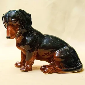 Редкость!!! Фарфоровая Статуэтка «Собака - Такса», Карл Энс / Karl Ens Германия, 30-е гг.