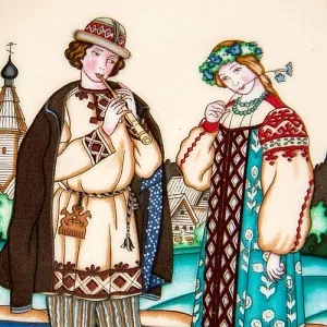 Коллекционная Тарелка «Русские Сказки» - «Снегурочка» Фарфор, Villeroy&Boch Германия -1990 год.