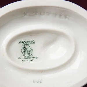 Редкая Фарфоровая Статуэтка «Путти с Олененком», Hutschenreuther,  Германия -1948 год.