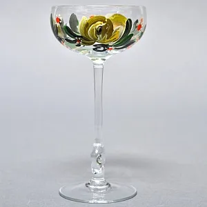 Антикварный Набор «Тет-а-Тет» Ликерные Фужеры - Рюмки, Стекло, Германия 30 -е годы ХХ века.