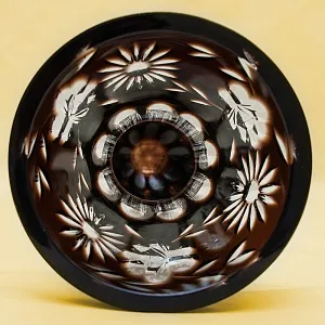 Классическая Ваза Цветного Хрусталя WMF Crystal Cabinet Германия Н-30 см., конец 60-х гг.