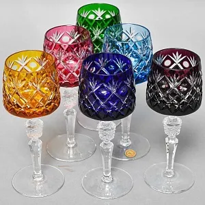 Хрустальные Бокалы для вина 6-ть шт. серия «BRISTOL» Хрусталь, NACHTMANN Германия, 70 -е гг.