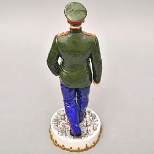 Коллекционная Авторская Статуэтка «Комиссар Государственной Безопасности СССР - Берия Л.П.», фарфор, Россия. 