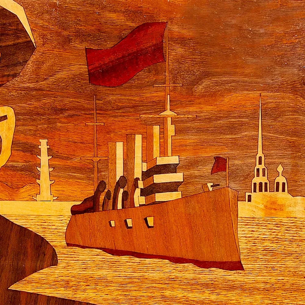 Редкость!!! Агитационное Панно - Картина «Аврора» СССР - 1968 год.