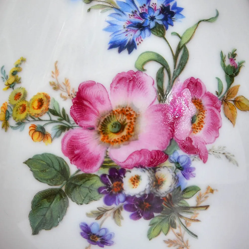 Классическая Фарфоровая Вазочка «Летний букет», Rosenthal Германия - 1946 год.