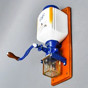 Редкая! Фарфоровая Настенная Ручная Механическая Кофемолка Hard Trep, Голландия.