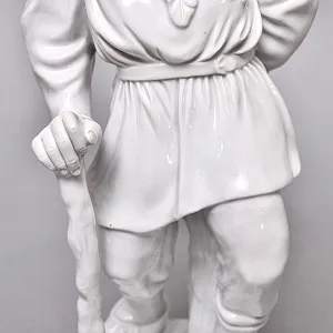 Большая Фарфоровая Статуэтка «ПУТНИК», Wiener Porzellanmanufaktur Augarten, Австрия середина ХХ века.