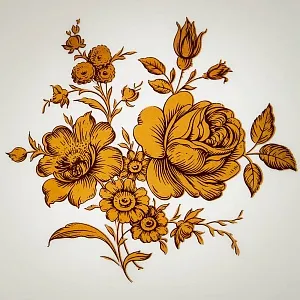 Большое Фарфоровое Блюдо - Тарелка «Marie-Luise», Кобальт LINDNER Kups, Германия 60-гг. 