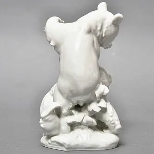 Редкая! Коллекционная Фарфоровая статуэтка «Два медведя», MEISSEN Германия - 1975 год.