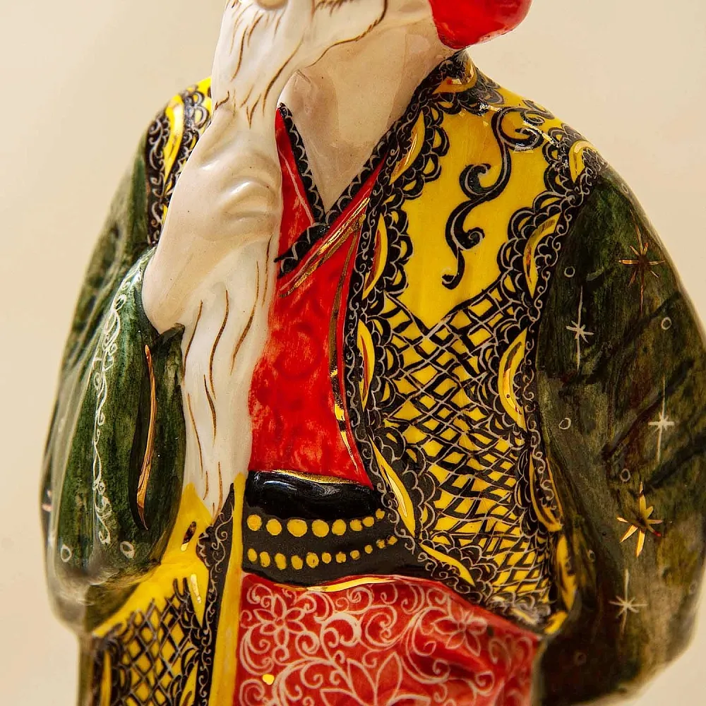 Авторская Коллекционная Фарфоровая Статуэтка «Старик Хаттабыч», Россия.