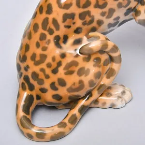 Коллекционная Фарфоровая статуэтка «ЯГУАР», Bing&Grøndahl Дания - середина ХХ века.