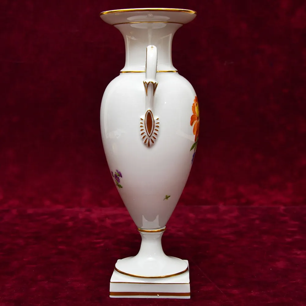 Коллекционная Фарфоровая Ваза «Цветочный Букет», MEISSEN Германия, середина ХХ века.