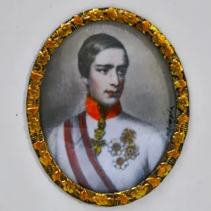 Декоративная Пара - Картина - Панно - Медальон «Дама и Офицер», Германия. 