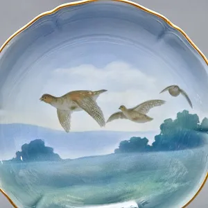 Столовый Фарфоровый сервиз «Охота» на 12 персон, Kaestner Saxonia Германия, первая половина ХХ века.