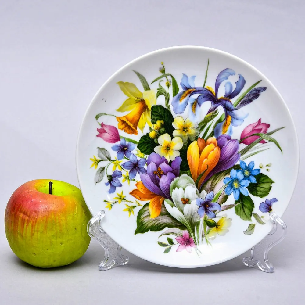 Коллекционная Фарфоровая Тарелка «Весенний букет», KAISER Германия, 1970 - 1990 года.