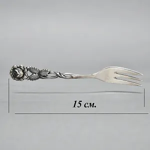 «Хильдесхаймская роза» - Сервировочный Набор Десертных Ложечек и Вилочек, Silverplate, Германия 60-е годы.