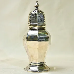 Винтажная Баночка - Емкость для сахарной пудры, Maple&amp;Co, Sheffield, Англия 1909 - 1938гг.