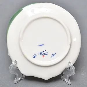 Авторский Фарфоровый Чайный сервиз «Бабочки и стрекозы» на 4 персоны, Franz Collection Тайвань.