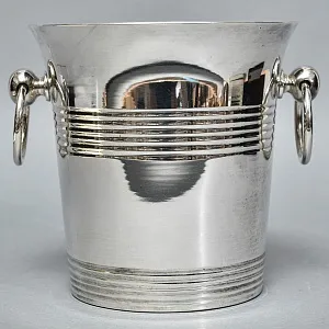 Винтажное Классическое Ведёрко для охлаждения шампанского или вина, Silverplate, BOSSI De Uberti, Италия 70 -е гг.
